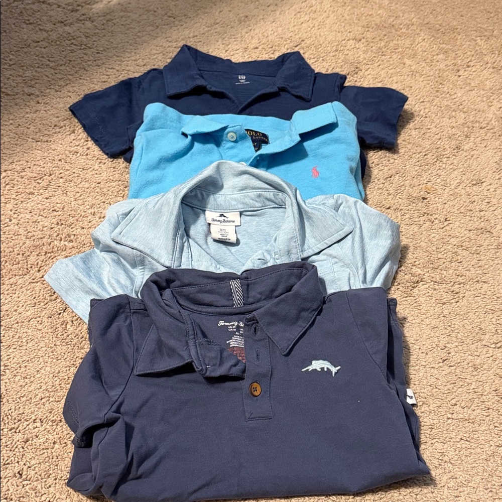 Navy Blue Kids Polo Shirt